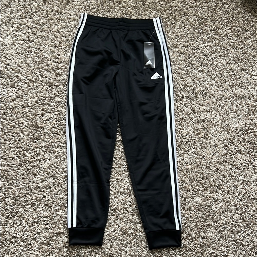 Adidas Kids Black Track Pants